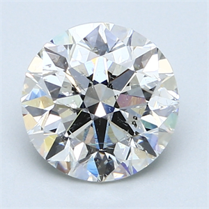 Picture of 2.00 Carats, Round Diamond with Excellent Cut, D Color, SI1 Clarity and Certified by EGL
