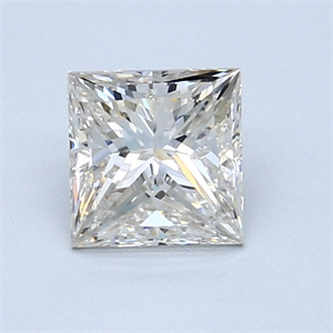 Picture of 1.01 Carats, Princess Diamond with  Cut, E Color, SI1 Clarity and Certified by EGL