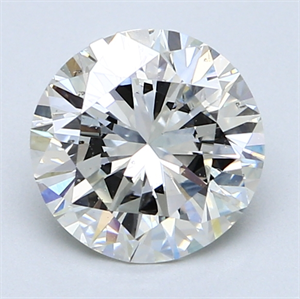 Picture of 2.05 Carats, Round Diamond with Excellent Cut, F Color, SI1 Clarity and Certified by EGL