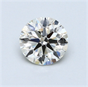 0.77 Carats, Round Diamond with Excellent Cut, G Color, VS1 Clarity and Certified by EGL