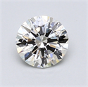 0.91 Carats, Round Diamond with Excellent Cut, E Color, VS2 Clarity and Certified by EGL