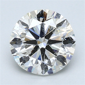 Picture of 1.70 Carats, Round Diamond with Excellent Cut, E Color, SI1 Clarity and Certified by EGL