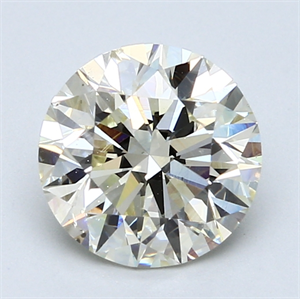 Picture of 2.50 Carats, Round Diamond with Excellent Cut, H Color, VS2 Clarity and Certified by EGL