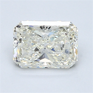 Picture of 1.30 Carats, Radiant Diamond with  Cut, G Color, SI1 Clarity and Certified by EGL