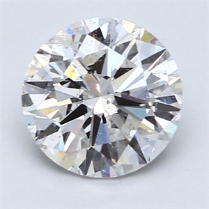 Picture of 2.03 Carats, Round Diamond with Excellent Cut, D Color, SI1 Clarity and Certified by EGL