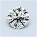 1.00 Carats, Round Diamond with Excellent Cut, F Color, VS1 Clarity and Certified by EGL
