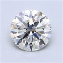 1.31 quilates, Redondo Diamante , Color F, claridad VS1 y certificado por EGL INT 