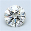 1.50 quilates, Redondo Diamante , Color F, claridad SI1 y certificado por EGL INT 