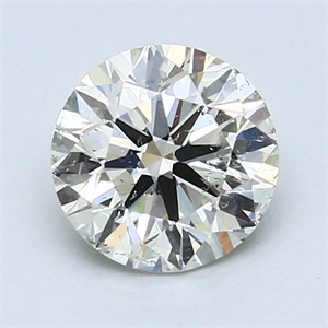 Picture of 1.50 Carats, Round Diamond with Excellent Cut, G Color, SI1 Clarity and Certified by EGL