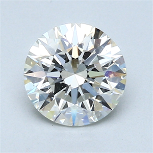 Picture of 1.07 Carats, Round Diamond with Excellent Cut, F Color, VS2 Clarity and Certified by EGL