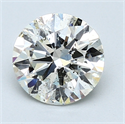 1.71 quilates, Redondo Diamante , Color F, claridad SI2 y certificado por EGL INT 