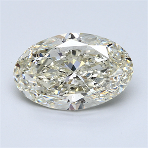 Picture of 5.00 Carats, Oval Diamond with  Cut, H Color, SI1 Clarity and Certified by EGL