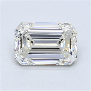 Picture of 1.20 Carats, Emerald Diamond with  Cut, F Color, VS1 Clarity and Certified by EGL