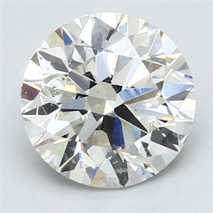 Foto 2.50 quilates, Redondo Diamante , Color G, claridad VS2 y certificado por EGL INT  de