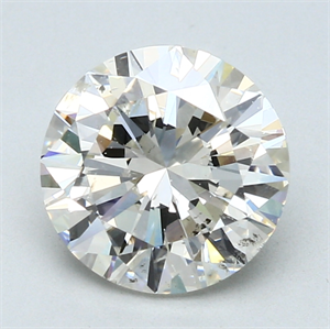 Picture of 2.54 Carats, Round Diamond with Excellent Cut, G Color, SI1 Clarity and Certified by EGL