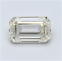 1.74 quilates, Esmeralda Diamante , Color H, claridad VVS2 y certificado por EGL INT 