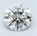 1.50 quilates, Redondo Diamante , Color F, claridad VS1 y certificado por EGL INT 
