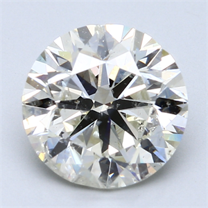 Picture of 4.89 Carats, Round Diamond with Excellent Cut, G Color, SI2 Clarity and Certified by EGL