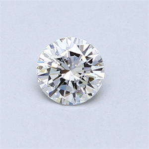 Picture of 0.40 Carats, Round Diamond with Excellent Cut, D Color, SI1 Clarity and Certified by EGL