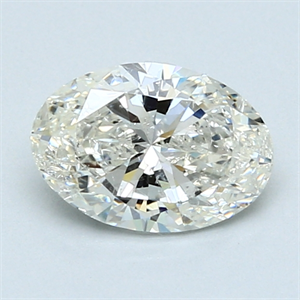 Picture of 1.20 Carats, Oval Diamond with  Cut, F Color, SI1 Clarity and Certified by EGL