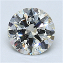 1.36 quilates, Redondo Diamante , Color F, claridad SI1 y certificado por EGL INT 