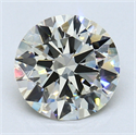 2.49 quilates, Redondo Diamante , Color H, claridad VS2 y certificado por EGL INT 