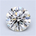 1.50 quilates, Redondo Diamante , Color D, claridad SI1 y certificado por EGL INT 