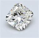 1.72 Carats, Cushion Diamond with  Cut, F Color, VS1 Clarity and Certified by EGL