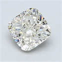 1.50 Carats, Cushion Diamond with  Cut, F Color, VS2 Clarity and Certified by EGL