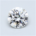 0.90 Carats, Round Diamond with Excellent Cut, D Color, VS2 Clarity and Certified by EGL