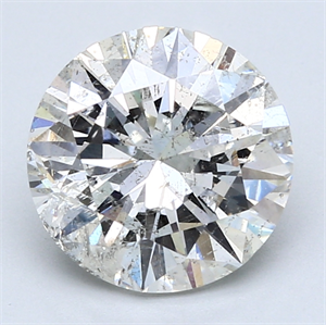 Picture of 3.11 Carats, Round Diamond with Very Good Cut, F Color, SI2 Clarity and Certified by EGL
