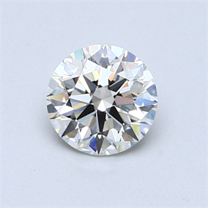 Picture of 0.70 Carats, Round Diamond with Excellent Cut, F Color, VS2 Clarity and Certified by EGL