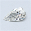 0.50 quilates, De pera Diamante , Color E, claridad VS2 y certificado por EGL INT 