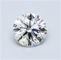 0.80 quilates, Redondo Diamante , Color G, claridad VS1 y certificado por EGL INT 