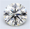 3.02 quilates, Redondo Diamante , Color F, claridad VS1 y certificado por EGL INT 