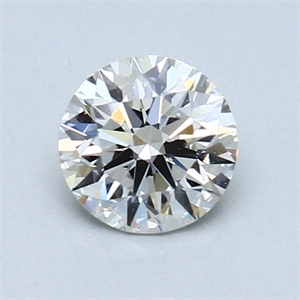 Picture of 0.75 Carats, Round Diamond with Excellent Cut, F Color, VS2 Clarity and Certified by EGL