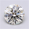 1.23 Carats, Round Diamond with Excellent Cut, I Color, VS2 Clarity and Certified by EGL
