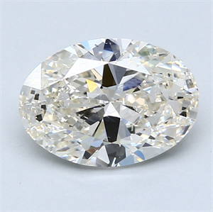 Picture of 2.38 Carats, Oval Diamond with  Cut, F Color, SI1 Clarity and Certified by EGL