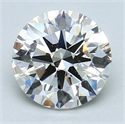 1.72 quilates, Redondo Diamante , Color F, claridad VS2 y certificado por EGL INT 