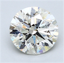 2.01 quilates, Redondo Diamante , Color G, claridad SI1 y certificado por EGL INT 