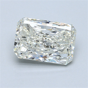 Picture of 2.51 Carats, Radiant Diamond with  Cut, G Color, SI2 Clarity and Certified by EGL