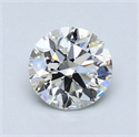 0.80 quilates, Redondo Diamante , Color E, claridad VS1 y certificado por EGL INT 