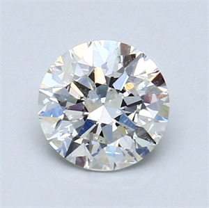 Picture of 0.90 Carats, Round Diamond with Excellent Cut, D Color, SI1 Clarity and Certified by EGL
