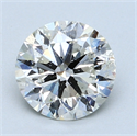 1.74 quilates, Redondo Diamante , Color F, claridad SI1 y certificado por EGL INT 