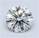 1.21 quilates, Redondo Diamante , Color F, claridad VS1 y certificado por EGL INT 