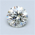 0.80 quilates, Redondo Diamante , Color G, claridad VS2 y certificado por EGL INT 