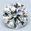 2.01 quilates, Redondo Diamante , Color G, claridad SI1 y certificado por EGL INT 