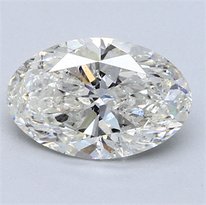 Picture of 2.51 Carats, Oval Diamond with  Cut, E Color, SI1 Clarity and Certified by EGL