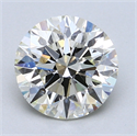2.00 quilates, Redondo Diamante , Color G, claridad VS1 y certificado por EGL INT 