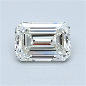 Picture of 1.05 Carats, Emerald Diamond with  Cut, E Color, VS1 Clarity and Certified by EGL
